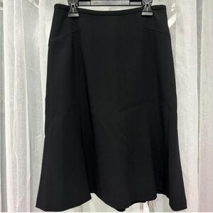 Ann Taylor Black Women's Midi Skirt